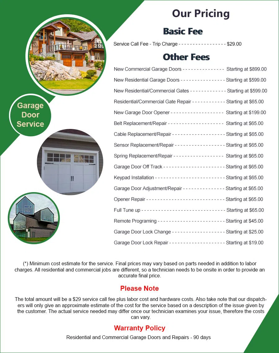 Quality Garage Door North Las Vegas, NV 702-722-5402